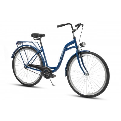 Mestský bicykel VELLBERG ECO Torpédo 26" 1 prevodový modrý